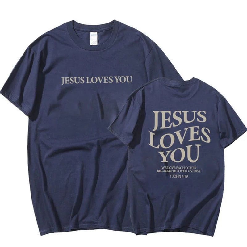 Jesus Loves You Shirt Love like Jesus Shirt Christian Merch Christian Tee Jesus Is King Bible Verse Shirt Christian Apparel