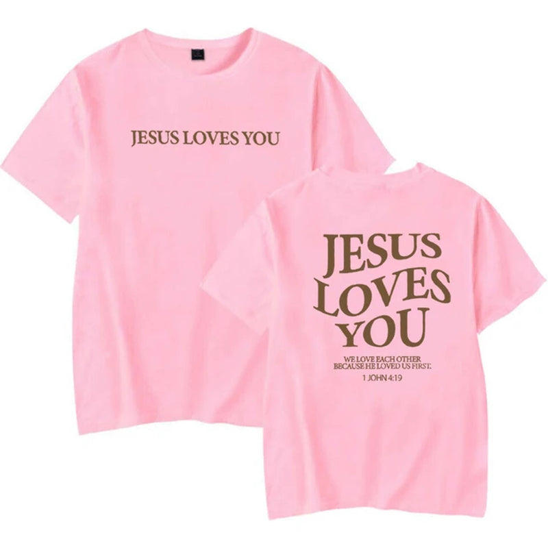 Jesus Loves You Shirt Love like Jesus Shirt Christian Merch Christian Tee Jesus Is King Bible Verse Shirt Christian Apparel