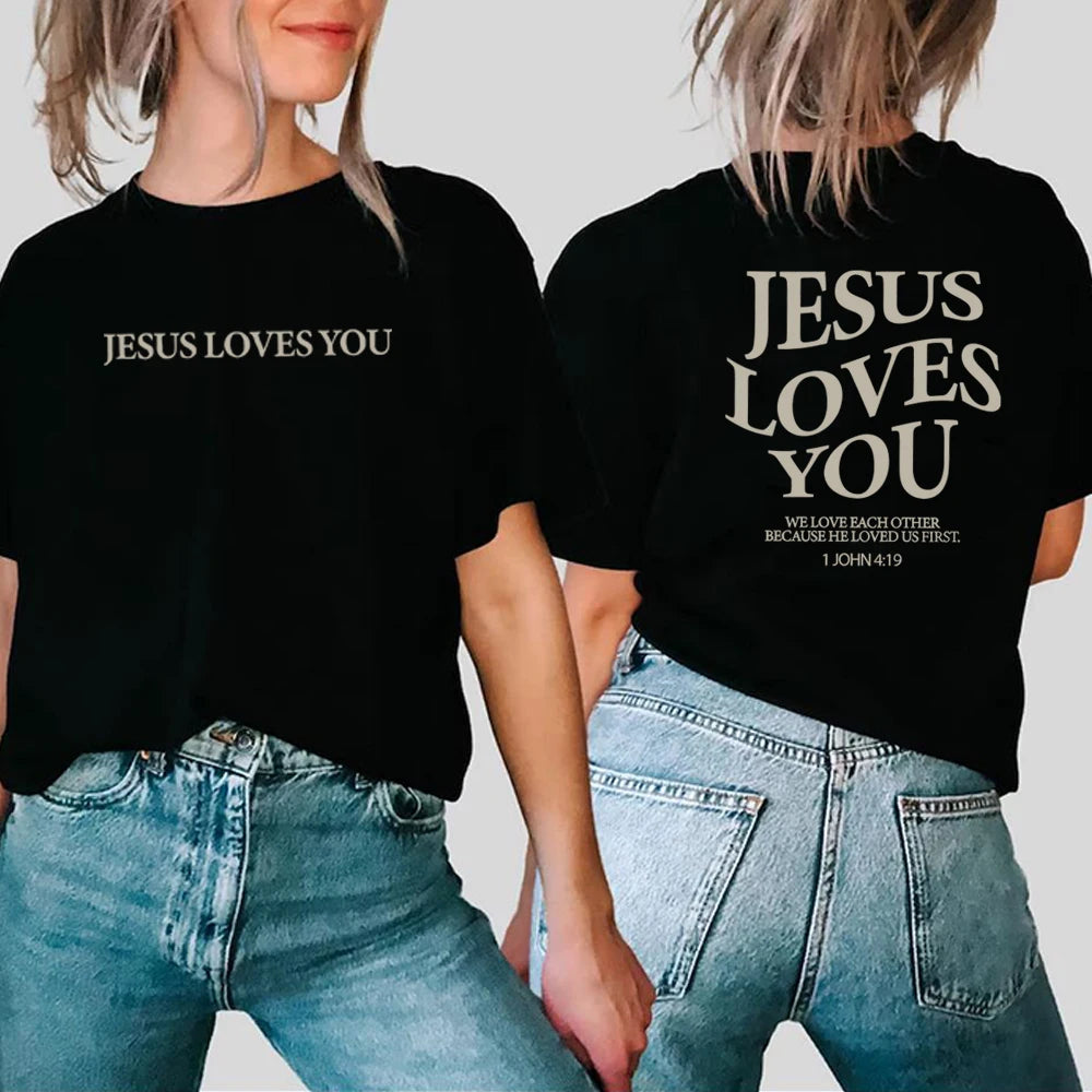 Jesus Loves You Shirt Love like Jesus Shirt Christian Merch Christian Tee Jesus Is King Bible Verse Shirt Christian Apparel