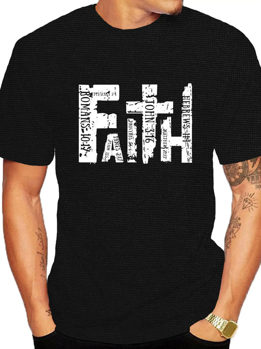 FAITH Christian Shirt, Bible Verse T-Shirt, Religious Outfit, Retro Faith T Shirt, Christian Cross Graphic Tees, Faith Shirt