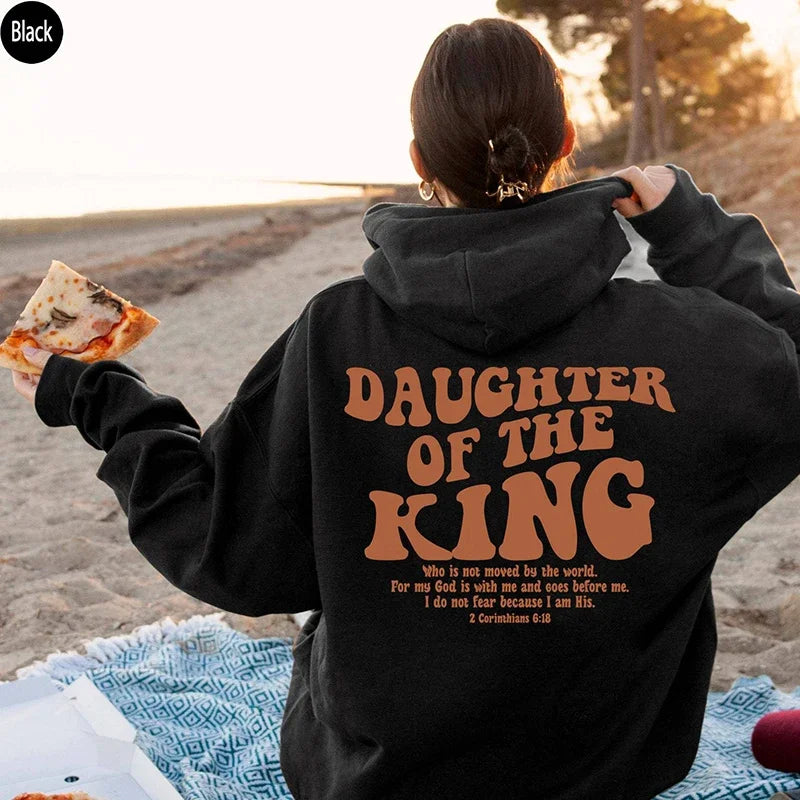 Daughter of the King Hoodie, Aesthetic Christian Sweatshirt