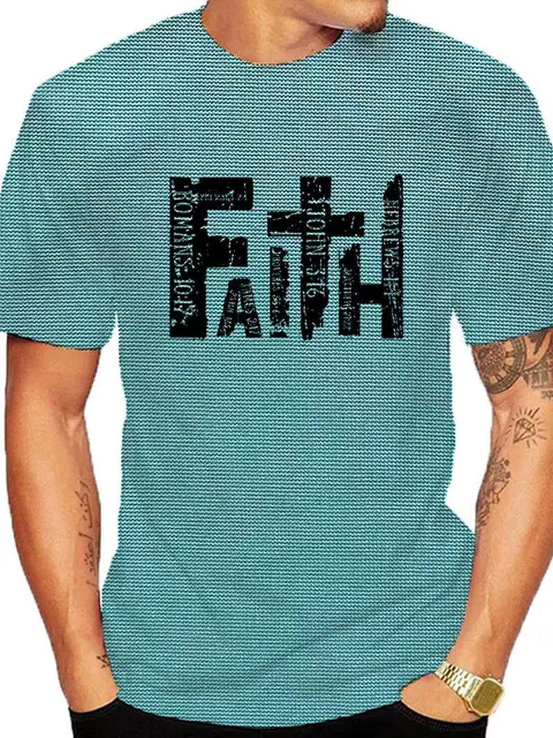 FAITH Christian Shirt, Bible Verse T-Shirt, Religious Outfit, Retro Faith T Shirt, Christian Cross Graphic Tees, Faith Shirt